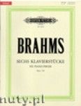 Okadka: Brahms Johannes, Sechs Klavierstcke op. 118