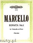 Okadka: Marcello Benedetto, Sonata No. 2 for Violoncello and Piano