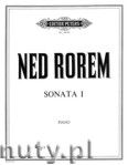 Okadka: Rorem Ned, Sonata No. 1 for Piano