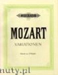 Okładka: Mozart Wolfgang Amadeusz, Variations for Piano