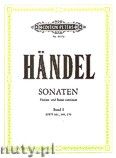 Okadka: Hndel George Friedrich, Sonatas for Violine and Basso continuo, Vol. 1