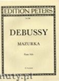 Okadka: Debussy Claude, Mazurka (Pf)