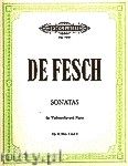 Okadka: Fesch Willem de, Sonatas Op. 8 Nos. 4 and 3