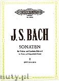 Okadka: Bach Johann Sebastian, Sonatas for Violin and Harpsichord (Piano), BWV 1014 - 1016, Vol. 1