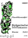 Okładka: Kasandjiev Wassil, Bulgarian Miniatures for Piano, Volume 1