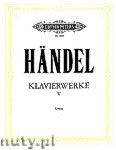 Okładka: Händel George Friedrich, Klavierwerke, Heft 5