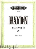 Okadka: Haydn Franz Joseph, Sonatas for Piano, Vol. 4