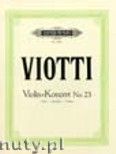 Okadka: Viotti Giovanni Battista, Concerto No. 23 in G for Violin und Orchestra (Edition for Violi and Piano)