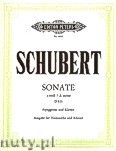 Okadka: Schubert Franz, Arpeggione Sonata in A minor D821 (Vc-Pf)