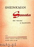 Okadka: Sheinkman Mordechai, Sonata per Violino e Pianoforte