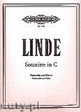 Okadka: Linde Hans-Peter, Sonatina in C Major for Violoncello and Piano