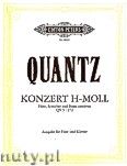 Okadka: Quantz Johann Joachim, Concerto in B Minor for Flute, String Orchestra and Basso Continuo, QV5: 272