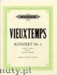 Okadka: Vieuxtemps Henry, Concerto No. 4 in D minor for Violin and Orchestra, Op. 31