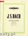 Okadka: Bach Johann Sebastian, Six Suites for Violoncello, BWV 1007 - 1012