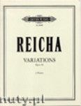Okładka: Reicha Anton, Variations for 2 Flutes, Op. 20