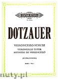 Okadka: Dotzauer Justus Johann Friedrich, Violoncello Tutor, Vol. 1