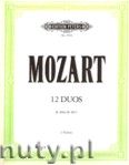 Okadka: Mozart Wolfgang Amadeusz, 12 Duos