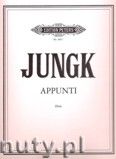 Okładka: Jungk Klaus, Appunti for Flute Op. 55
