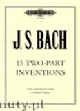 Okadka: Bach Johann Sebastian, 15 Two-part Inventions (Gtr)