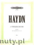 Okładka: Haydn Franz Joseph, 3 Duets Op. 99