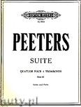 Okadka: Peeters Flor, Suite Op.82 (4Trb)