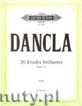 Okadka: Dancla Charles, 20 Etudes brillantes Op. 73