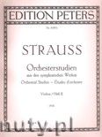 Okadka: Strauss Ryszard, Orchestral Studies for Violin, vol. 2