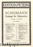 Okadka: Schumann Robert, 6 Male Choruses Op. 33 (TTBB)