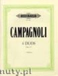 Okadka: Campagnoli Bartolomeo, 6 Progressive Duets Op. 14 for 2 Violines