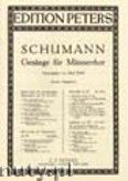 Okadka: Schumann Robert, 3 Male Choruses, Op. 62