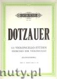 Okładka: Dotzauer Justus Johann Friedrich, 113 Violoncello Exercises, Vol.2 (35 - 62)