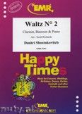 Okadka: Szostakowicz Dymitr, Waltz N 2 for Clarinet, Bassoon and Piano