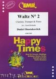 Okładka: Szostakowicz Dymitr, Waltz N° 2 for Clarinet, Trumpet and Piano