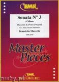 Okadka: Marcello Benedetto, Sonata N 3 in A minor - BASSOON