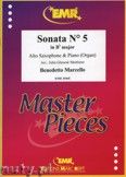 Okadka: Marcello Benedetto, Sonata N 5 in Bb major - Saxophone