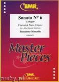 Okadka: Marcello Benedetto, Sonata N 6 in G major - CLARINET