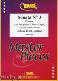 Okadka: Galliard Johann Ernst, Sonata N 3 in F major - Saxophone