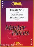 Okadka: Galliard Johann Ernst, Sonata N 5 in D minor - Flute