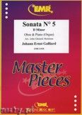 Okadka: Galliard Johann Ernst, Sonata N 5 in D minor - Oboe