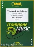 Okadka: Dvarionas Balys, Thema & Variationen - Trombone