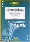Okadka: Sturzenegger Kurt, 5 Duette alter Meister - Euphonium