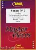 Okadka: Vivaldi Antonio, Sonata N 3 in A minor - Saxophone