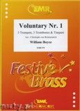 Okładka: Boyce William, Voluntary No. 1 for 3 Trumpets, 3 Trombones and Timpani