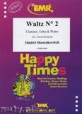 Okładka: Szostakowicz Dymitr, Waltz N° 2 for Clarinet, Tuba and Piano