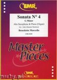 Okadka: Marcello Benedetto, Sonata N 4 in G minor - Saxophone