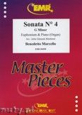 Okadka: Marcello Benedetto, Sonata N 4 in G minor - Euphonium