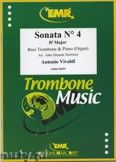 Okadka: Vivaldi Antonio, Sonata N 4 in Bb major - Trombone