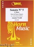 Okadka: Vivaldi Antonio, Sonata N 5 in E minor - Horn