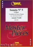 Okadka: Vivaldi Antonio, Sonata N 5 in E minor - Trombone