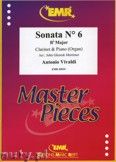 Okadka: Vivaldi Antonio, Sonata N 6 in Bb major - CLARINET